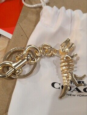 Coach Rexy Bag Charm Keyring Rare
